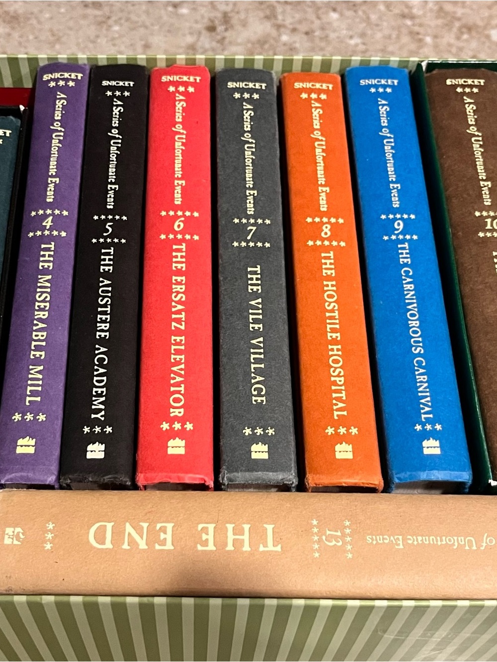 Lemony Snicket | Entire Book Series | HARDCOVER